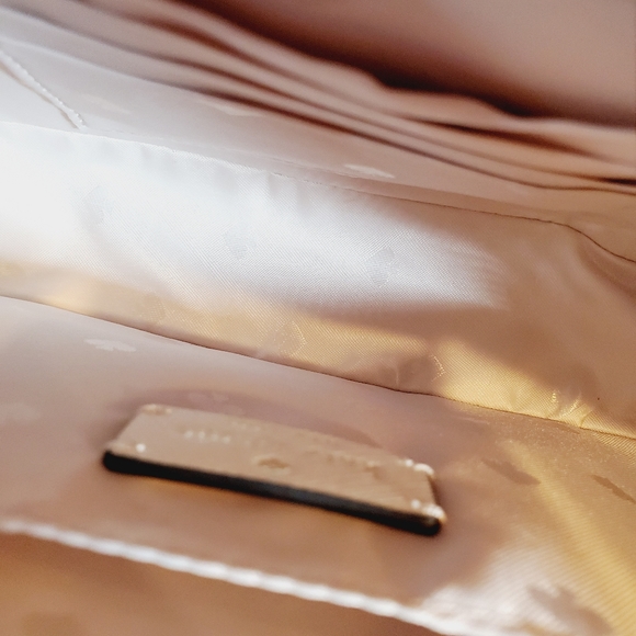 Kate Spade Staci Mini Camera Crossbody Purse Bees Printed Parchment Multi White - Picture 4 of 5